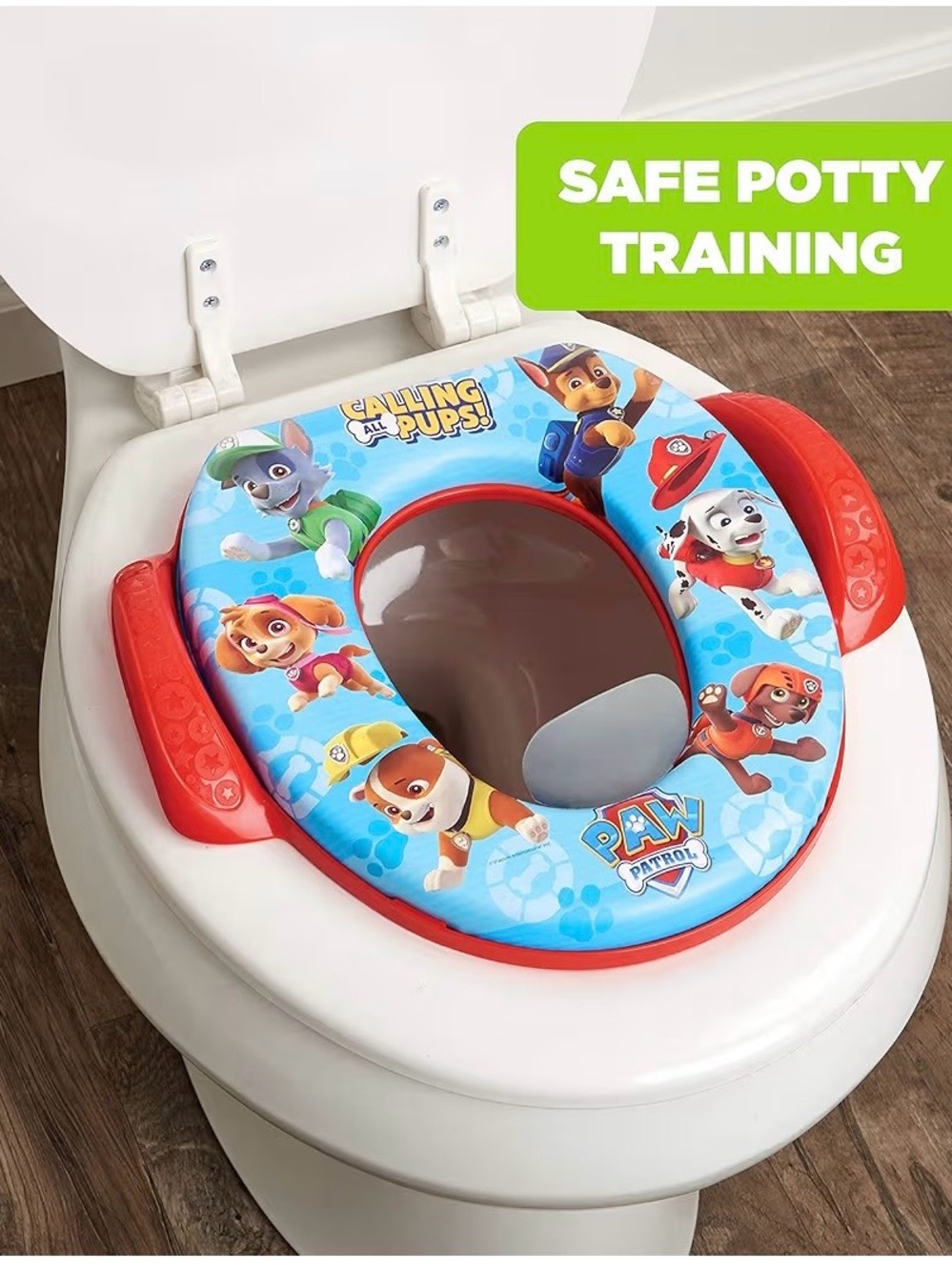 Nickelodeon PAW Patrol "Calling All Pups" soft cushion potty seat. New.